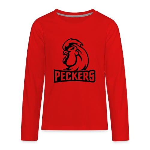 Peckers lace hoodie - Kids' Premium Long Sleeve T-Shirt