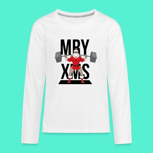 Santa lifts - Kids' Premium Long Sleeve T-Shirt