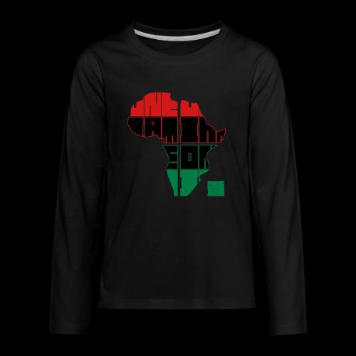 ONE IAM BLOCK AFRICA - Kids' Premium Long Sleeve T-Shirt