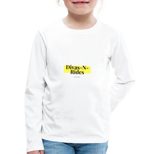 DNRyellow white01 - Kids' Premium Long Sleeve T-Shirt