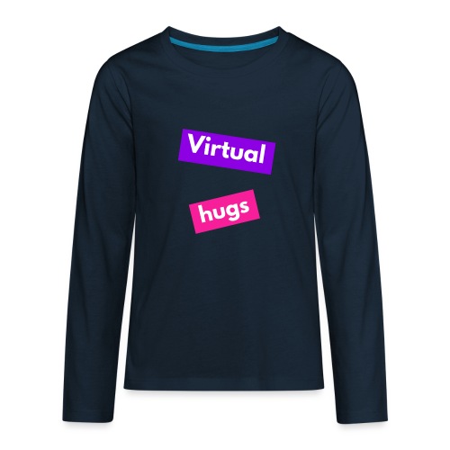 Virtual hugs - Kids' Premium Long Sleeve T-Shirt