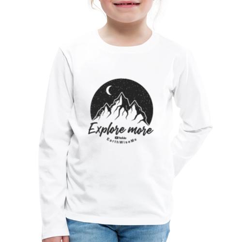 Explorez plus BW - T-shirt Premium à manches longues pour enfant