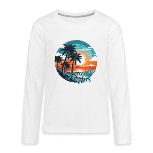 Vintage Summer Vibes - Kids' Premium Long Sleeve T-Shirt