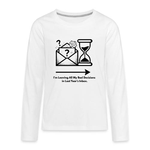 Last Year's Inbox T-Shirt - Kids' Premium Long Sleeve T-Shirt