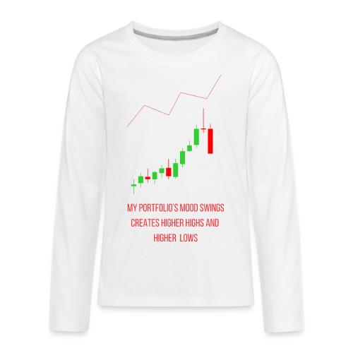 Technical Analysis Trading T-Shirt| Sarcastic - Kids' Premium Long Sleeve T-Shirt