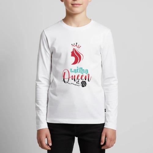 Latina Queen - Kids' Premium Long Sleeve T-Shirt