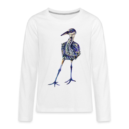 Blue heron - Kids' Premium Long Sleeve T-Shirt