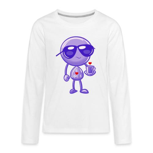 Smoon_I love Mrs S Purple - Kids' Premium Long Sleeve T-Shirt