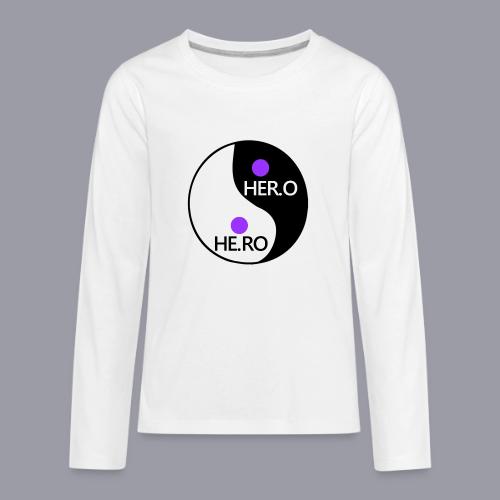 HE.RO / HER.O - Kids' Premium Long Sleeve T-Shirt