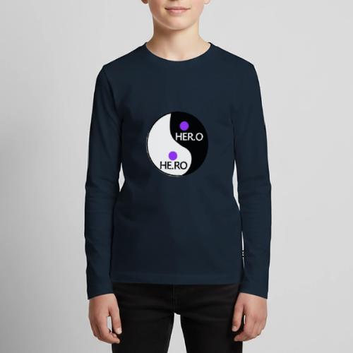HE.RO / HER.O - Kids' Premium Long Sleeve T-Shirt