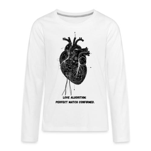 Love Algorithm T-Shirt - Kids' Premium Long Sleeve T-Shirt