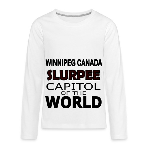 Slurpee Black - Kids' Premium Long Sleeve T-Shirt