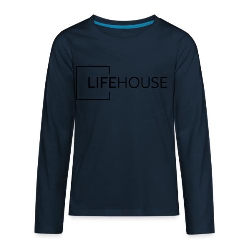 LH Logo Black - Kids' Premium Long Sleeve T-Shirt