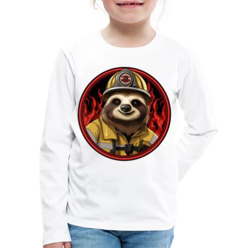 Firefighter sloths - Kids' Premium Long Sleeve T-Shirt