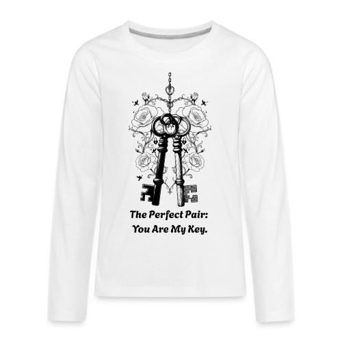 Valentine love keys - Kids' Premium Long Sleeve T-Shirt