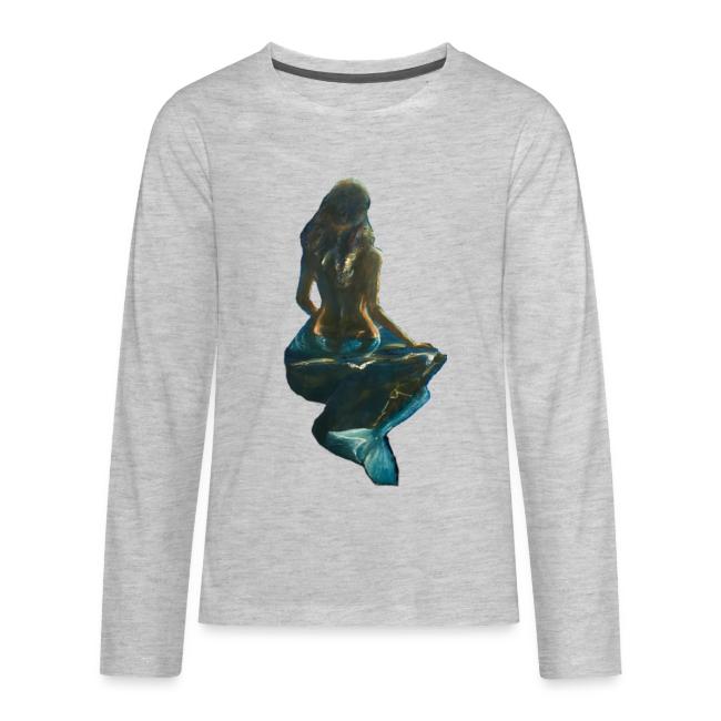 Midnight Mermaid on a rock