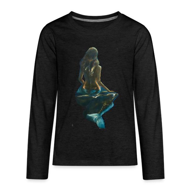 Midnight Mermaid on a rock