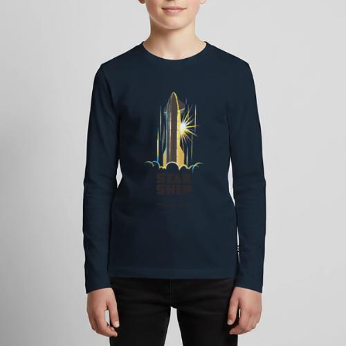 Star Ship Earth - Light - With Logo - Kids' Premium Long Sleeve T-Shirt