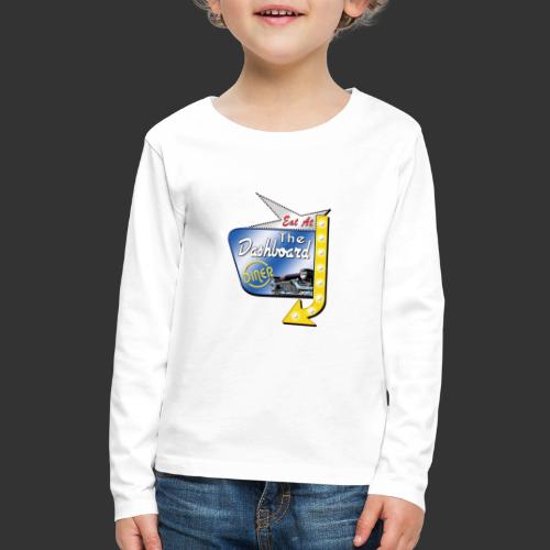 The Dashboard Diner Square Logo - Kids' Premium Long Sleeve T-Shirt