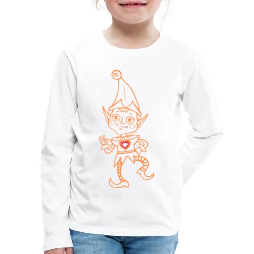 Enchanted Elf Figurines for Magical Decor - Kids' Premium Long Sleeve T-Shirt