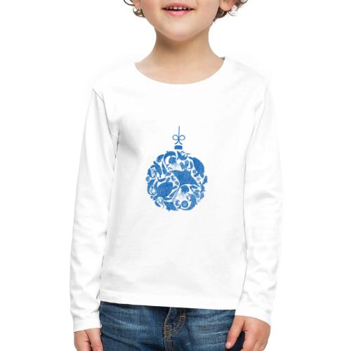 Coastal Christmas Ornament - Kids' Premium Long Sleeve T-Shirt