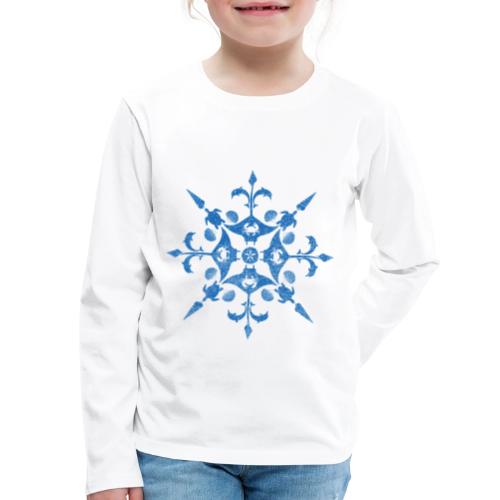 Coastal Christmas Snowflake - Kids' Premium Long Sleeve T-Shirt
