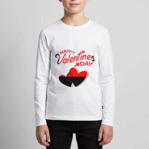 Heart design, Love, Valentine's Day, February 14 - Kids' Premium Long Sleeve T-Shirt