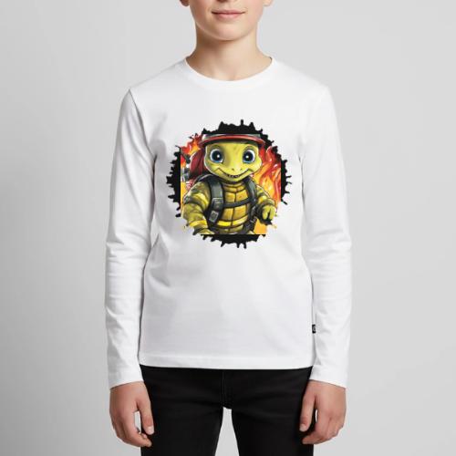 Firefighter turtle - Kids' Premium Long Sleeve T-Shirt