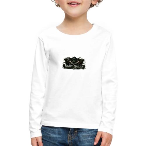 Lovely Grizzly logo - Kids' Premium Long Sleeve T-Shirt