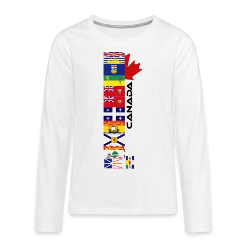 Canadian Provinces - Kids' Premium Long Sleeve T-Shirt