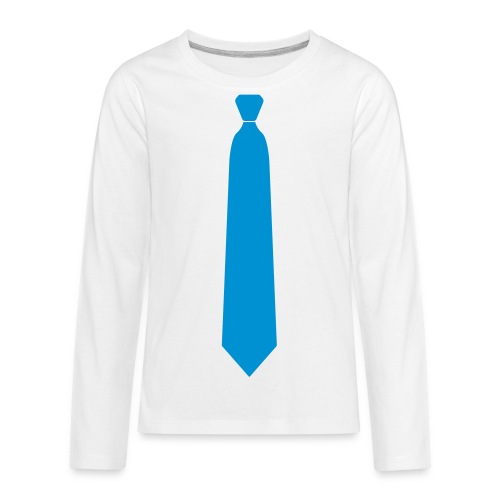 Funny Kids Neck Tie Tees - Kids' Premium Long Sleeve T-Shirt