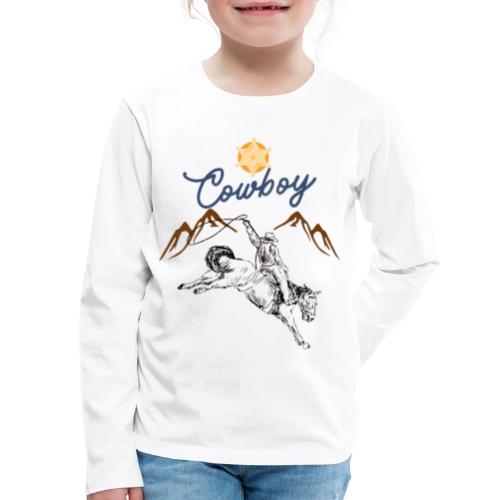 Wild West Cowboy Ride - Kids' Premium Long Sleeve T-Shirt