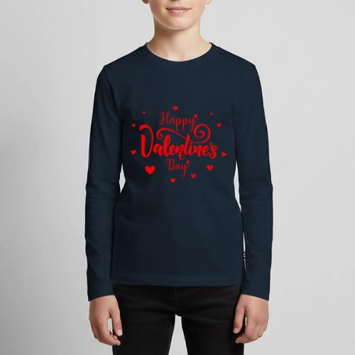 Valentine's Day Design February 14, Love Day - Kids' Premium Long Sleeve T-Shirt