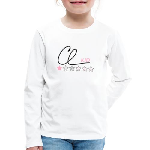 CL KID Logo (Pink) - Kids' Premium Long Sleeve T-Shirt