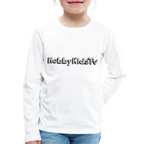 hobbykids watermark words only png - Kids' Premium Long Sleeve T-Shirt