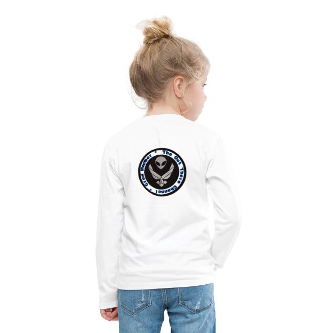 tshirt i want to believe with back Crew Logo