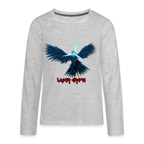 Laser Crow - Kids' Premium Long Sleeve T-Shirt