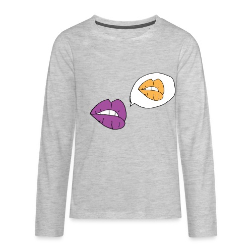 Lips - Kids' Premium Long Sleeve T-Shirt