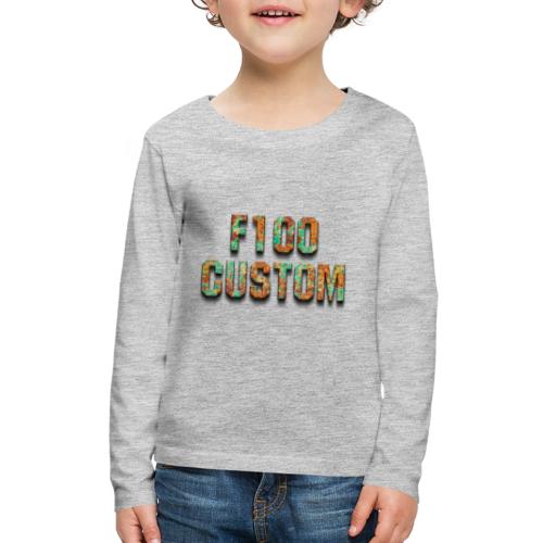 Rusty Ford F100 - Customizable - Kids' Premium Long Sleeve T-Shirt
