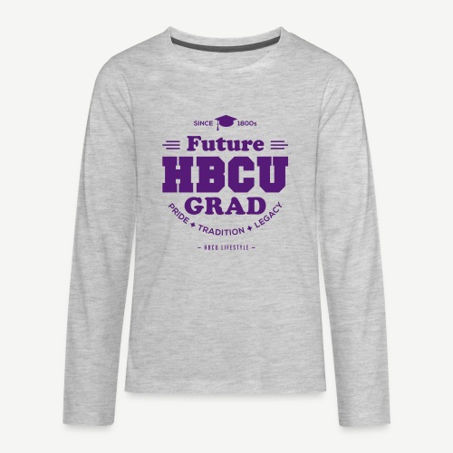 Future HBCU Grad Youth - Kids' Premium Long Sleeve T-Shirt