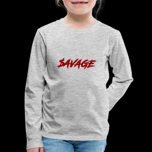 SAVAGE - Kids' Premium Long Sleeve T-Shirt