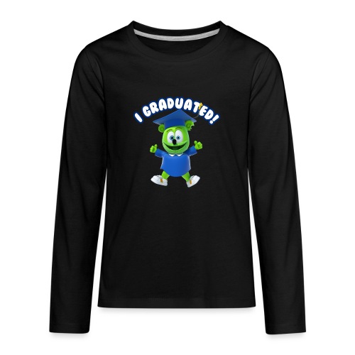 I Graduated! Gummibar (The Gummy Bear) - Kids' Premium Long Sleeve T-Shirt