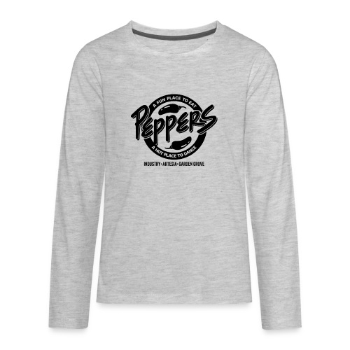 PEPPERS A FUN PLACE TO EAT - Kids' Premium Long Sleeve T-Shirt