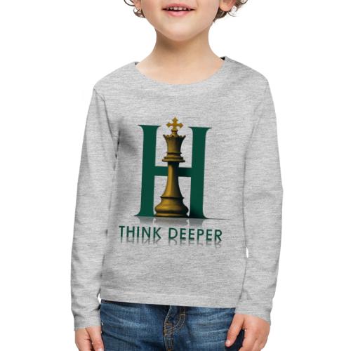 ThinkDeeperNow - Kids' Premium Long Sleeve T-Shirt
