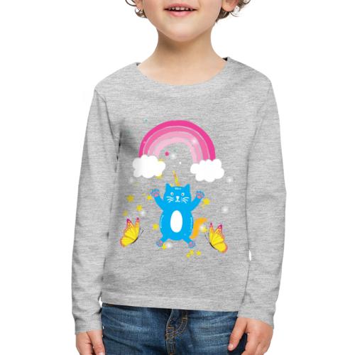 cat rainbow - Kids' Premium Long Sleeve T-Shirt
