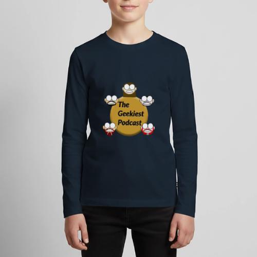The Geekiest Podcast Logo - Kids' Premium Long Sleeve T-Shirt