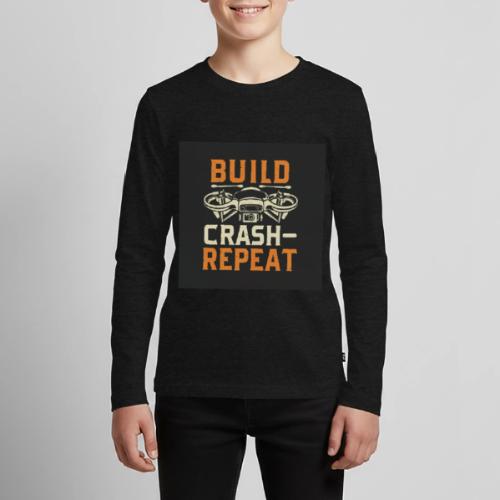 Build Crash Repeat - Kids' Premium Long Sleeve T-Shirt