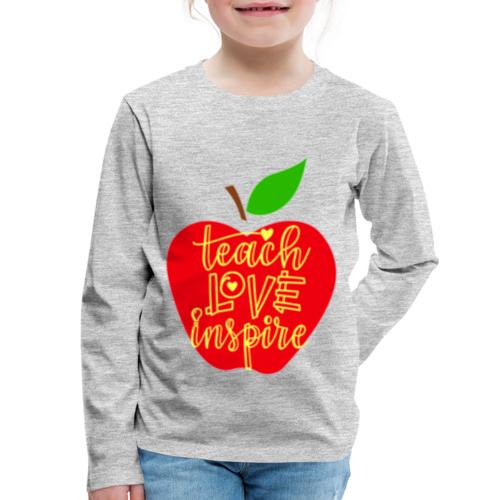 teach inspire - Kids' Premium Long Sleeve T-Shirt