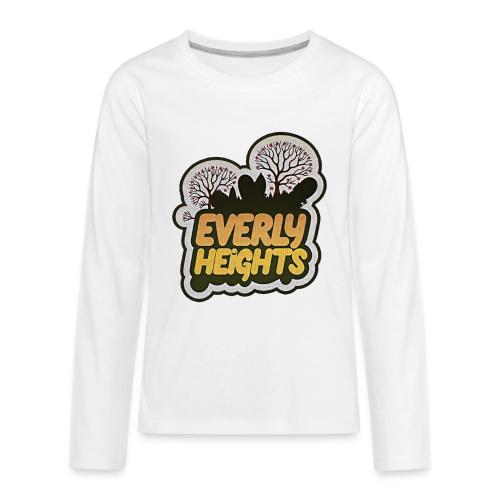 Everly Heights Sunburst Logo - Kids' Premium Long Sleeve T-Shirt