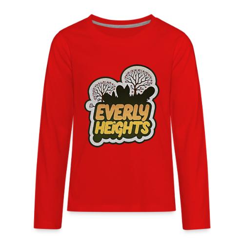 Everly Heights Sunburst Logo - Kids' Premium Long Sleeve T-Shirt